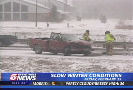 B-Roll on KSTP of the winter storm. 